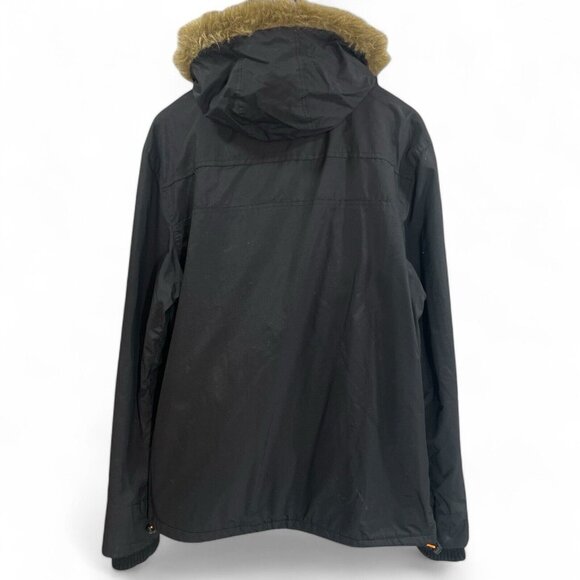 Superdry JPN Original Windcheater Jacket Women Sz XXL Fur Breathable Triple Zip - Picture 2 of 16